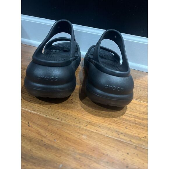 Crocs Women's Classic Crush Platform Sandal Black - Picture 2 of 8